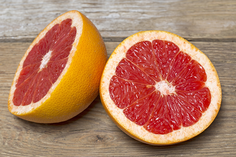 grapefruit calories per gram